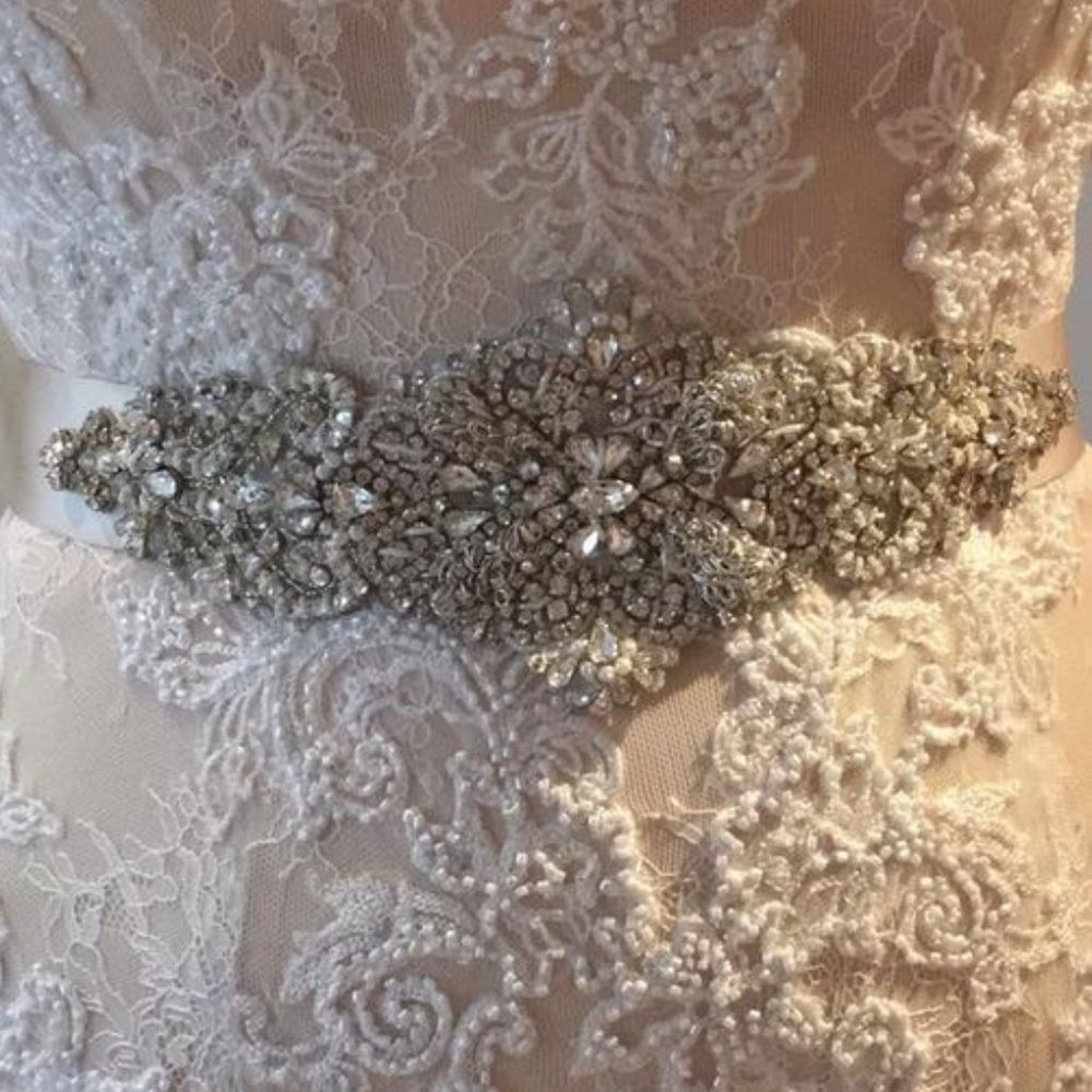 wedding dress belt